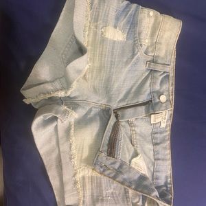 Light Blue Jean Shorts